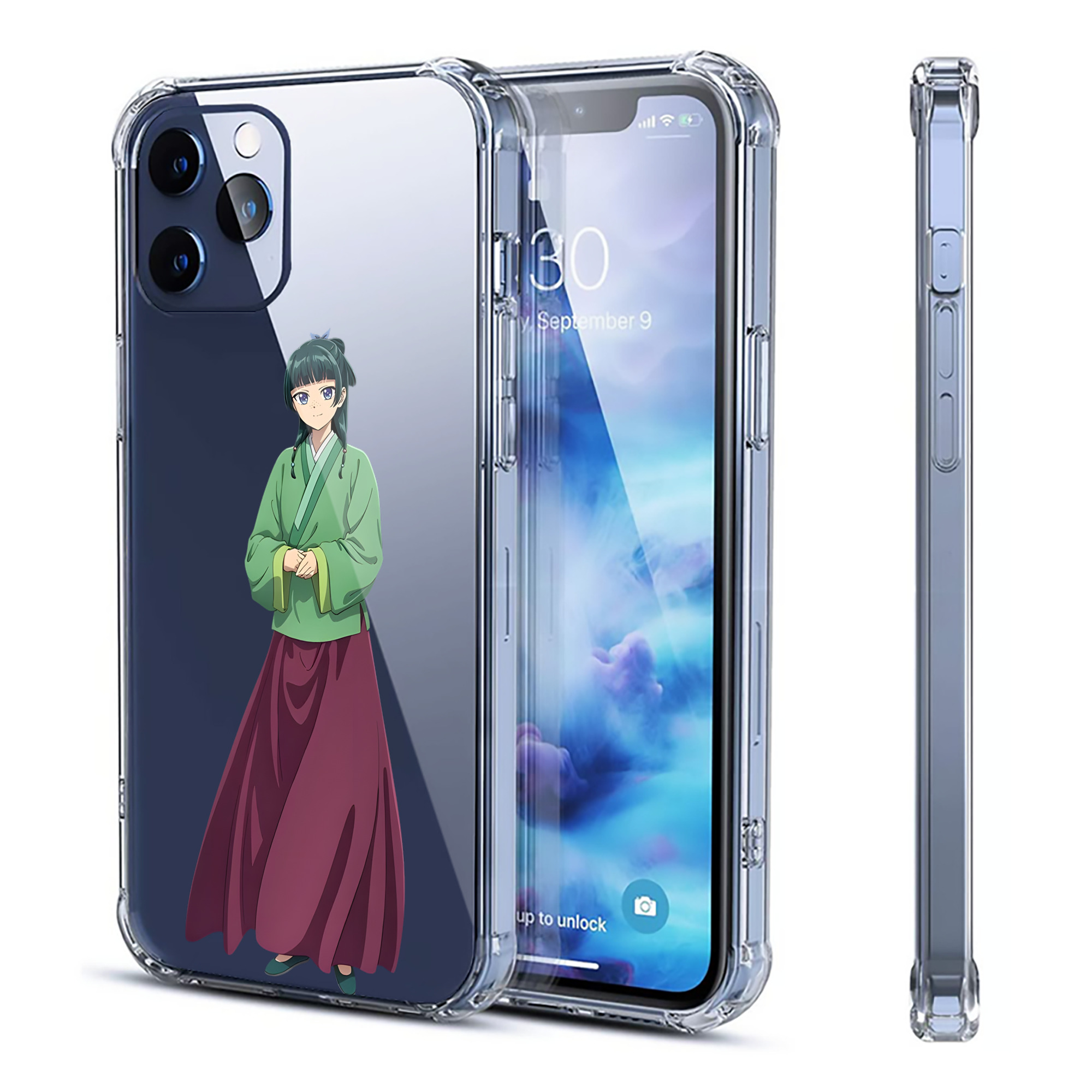 （画像用） 薬屋のひとりごと The Apothecary Diaries 【iPhone 12シリーズ対応】透明スマホケース（クリアソフトケース）